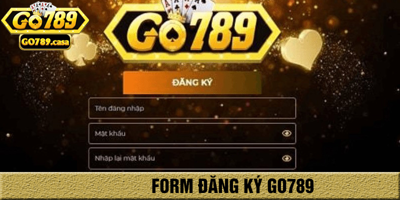 Form đăng ký go789